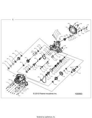Drive Train, Main Gearcase - A17sxe85ab/am/as/a9 (100063) Schematic