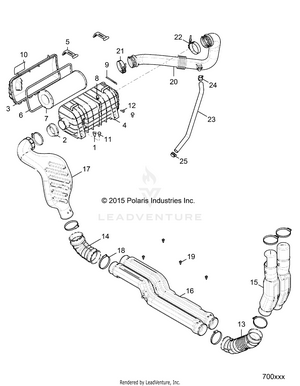 Engine, Air Intake System - R16rge99a7/ae/av (700825) Schematic