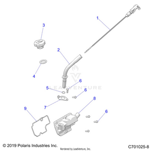 Engine, Oil Dipstick And Breather - Z22asa87a2(c701025-8) Schematic