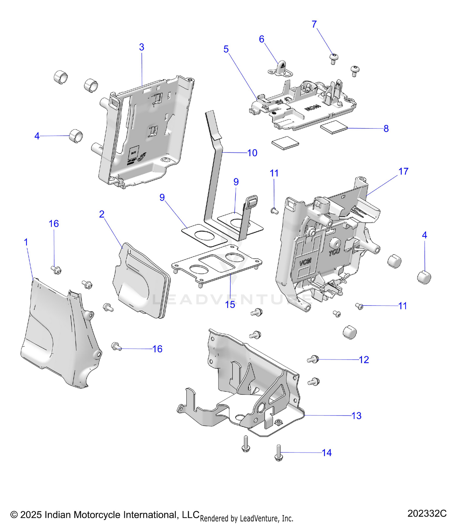 CHASSIS, FRAME BRKTS. - N26STC76/STD76 (202332C)