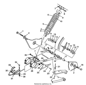 Swing Arm/shock Mounting - A99cc28ca (4949484948b014) Schematic