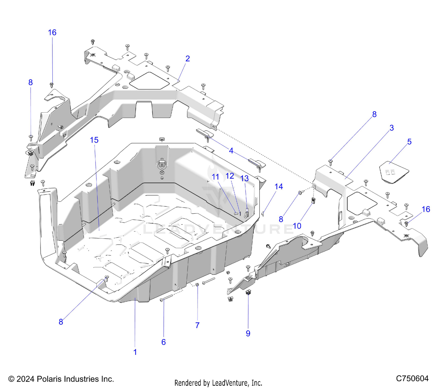 BODY, CARGO BOX - Z26RPP2KBL (C750604)