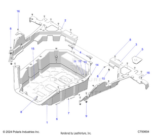 Body, Cargo Box - Z25r4d2kak/bk/aj/bj/am/bm (c750604) Schematic
