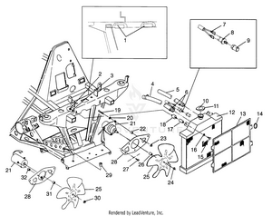 Cooling System Scrambler W967840 (4935823582a010) Schematic