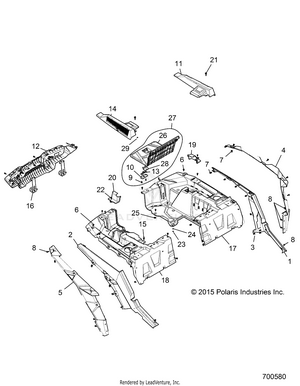 Body, Rear Rack And Fenders - Z16vde99fm/nm (700580) Schematic