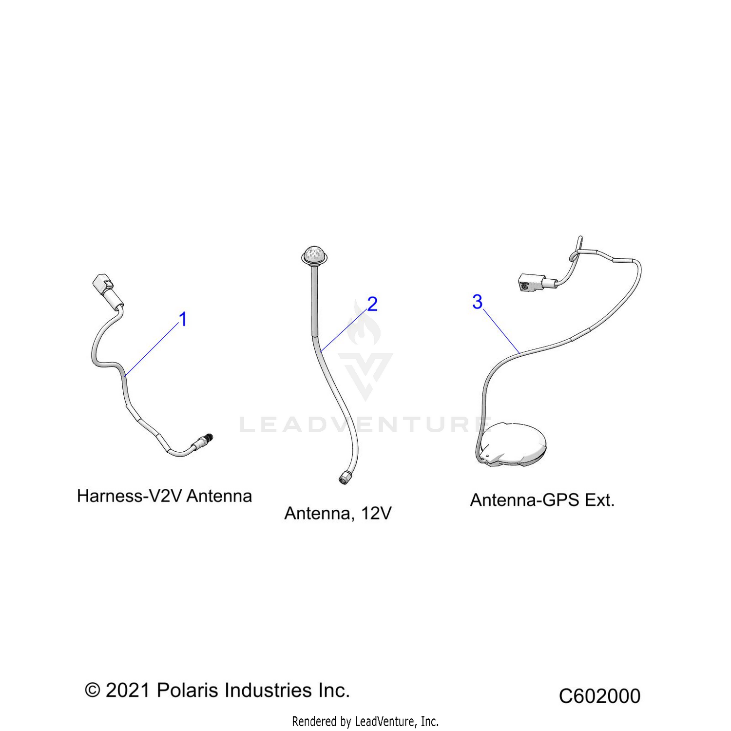 ELECTRICAL, GPS HARNESS AND ANTENNA - S26TFM8MS (C602000)