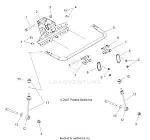 Suspension, Torsion Bar - A09lh27ax/az (49atvtorsion08sp300) Schematic