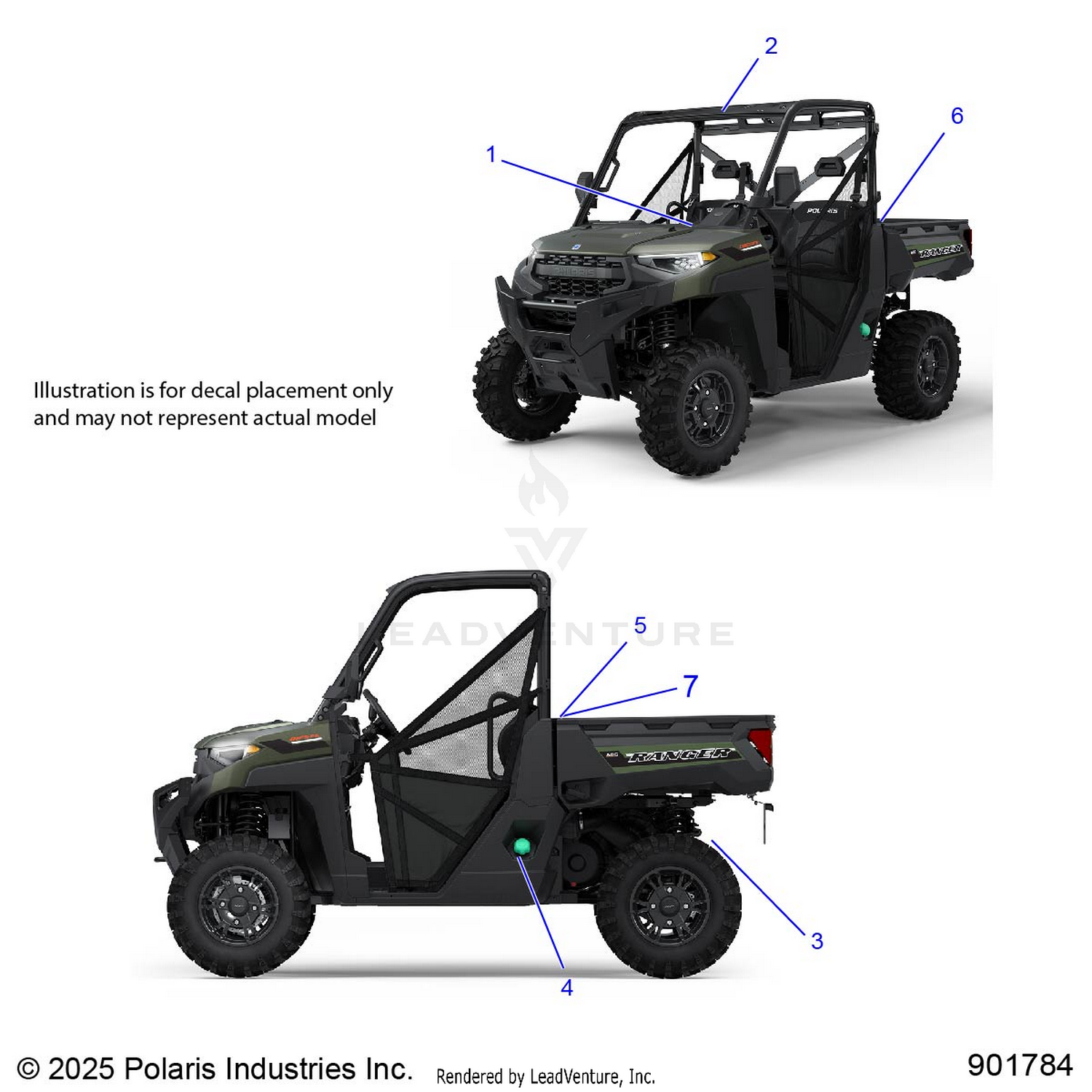 BODY, DECALS GENERAL - R26RRED4DB (901784)