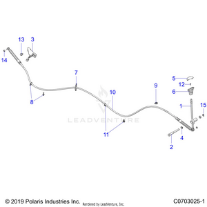 Drive Train, Gear Selector - Z21r4e92ag/as/bg/bs (c0703025-1) Schematic