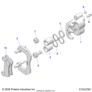 Brakes, Rear Caliper - G23gae99a2 (c1912787) Schematic