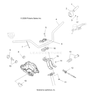 Handlebar And Controls - A07mh46aa/az (49atvhandlebarsp450) Schematic
