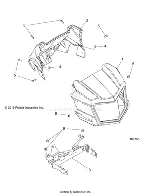 Body, Headlight Pod - A17sxa85a1/a7/sxe85ab/am/as/a9 (100753) Schematic