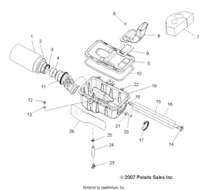 Engine, Air Intake System - A09cl76aa (49atvairbox08sp800efi) Schematic