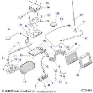 Electrical, Dash Instruments And Controls - Z20pal92ag/ap/bg/bp/lg/g92ag/ap/lg (c700829) Schematic