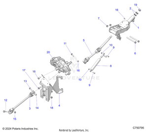 Steering, Steering Asm - Z25x4e92a4/b4 (c750795) Schematic