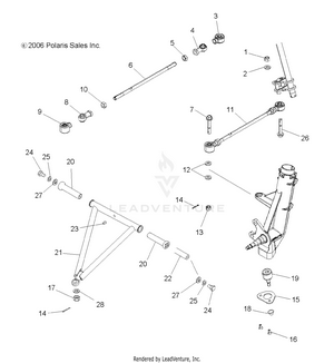 Suspension, Front - A07ca32aa (49atvaarmboss) Schematic