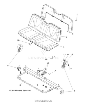 Body, Seat - R12rh45ag/ah/ar (49rgrseat11400ho) Schematic