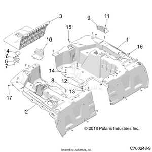 Body, Rear Rack - Z20pal92ag/ap/bg/bp/lg/g92ag/ap/lg (c700248-9) Schematic