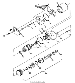 Starting Motor - A99cc28ca (4949484948d003) Schematic