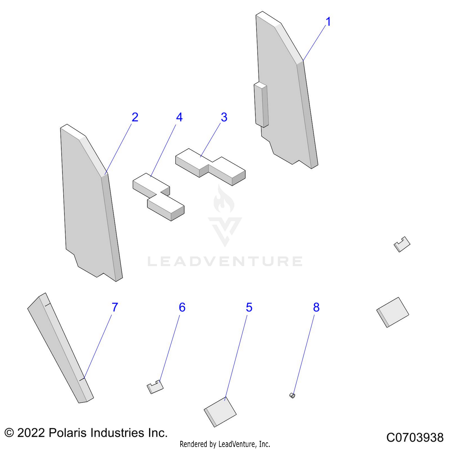 BODY, SEALING FOAM - R26RRU99FP (C0703938)