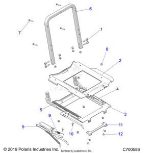 Body, Slider Drivers Seat - R24t6a99a1/b1 T6ead/bd/am/bm/a9/b9 (c700586) Schematic