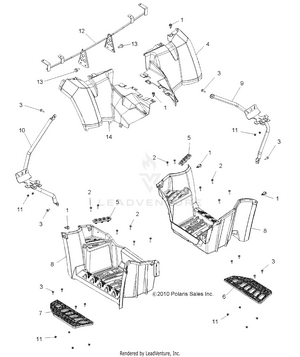 Body, Rear Cab And Footwell - A12tn55aa/az (49atvfootwell11spx2550) Schematic