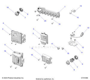 Electrical, Wire Harness Components - R25xaw1rb9/bd/bm (c731066) Schematic
