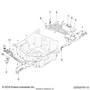 Body, Rear Rack, Mounting - Z21rau92an/bn (c0703770-13) Schematic