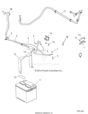 Electrical, Battery - R17rt_99 All Options (701161) Schematic