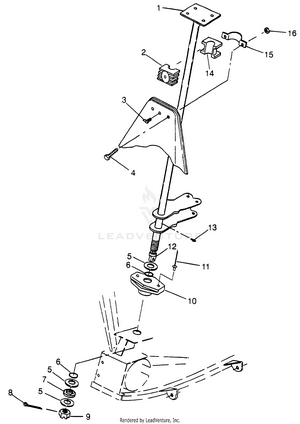 Steering Post Sport 400l W97ba38c And Trail Blazer W97ba25c (4940124012b008) Schematic