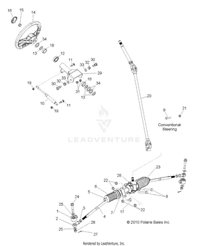 Steering, Steering Asm. - R16raa76aa/aj (49rgrsteering116x6) Schematic