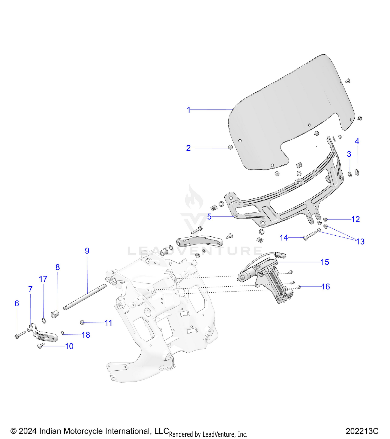 BODY, WINDSHIELD - N26LC4SS/LC6SS ALL OPTIONS (202213C)