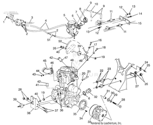 Engine Mounting  Sportsman 500 W97ch50a (4939993999a011) Schematic