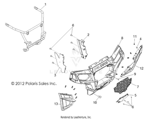 Body, Front Bumper - R13jt9efx (49rgrbumper13rzrxp900i) Schematic