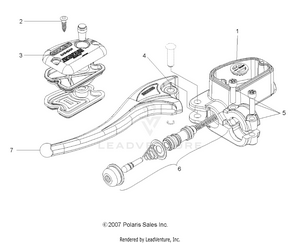 Brakes, Front Brake Lever And Lh Master Cylinder - A09cl76aa (49atvmclh086x6) Schematic