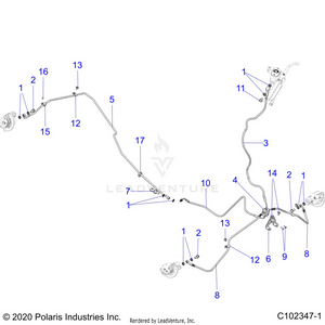 Brakes, Brake Lines - A22sva85a3 (c102347-1) Schematic
