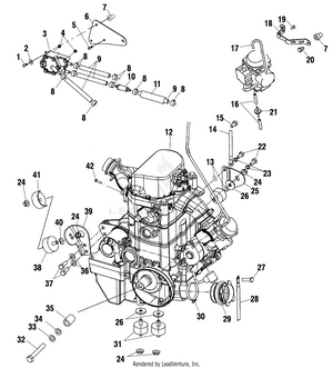 Engine Mounting - A03ch68aa/ac/af/ah/al (4975557555a13) Schematic