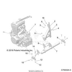 Engine, Mounting & Long Block - Z20pal92ag/ap/bg/bp/lg/g92ag/ap/lg (c700324-3) Schematic