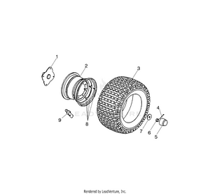 Rear Wheel - A03ka09ca/cb (4983138313b08) Schematic