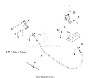 Brakes, Park Brake - R13jt9efx (49rgrbrakepark13rzrxp900i) Schematic