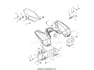 Rear Cab And Seat - A03gj50aa/ab (4975767576a04) Schematic