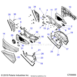 Body, Doors, Front - Z20pal92ag/ap/bg/bp/lg/g92ag/ap/lg (c700806) Schematic