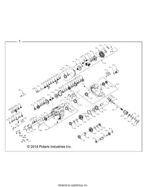 Drive Train, Main Gearcase - R17rca57a1/b1/a4/b4 (49rgrgearcase1333284) Schematic