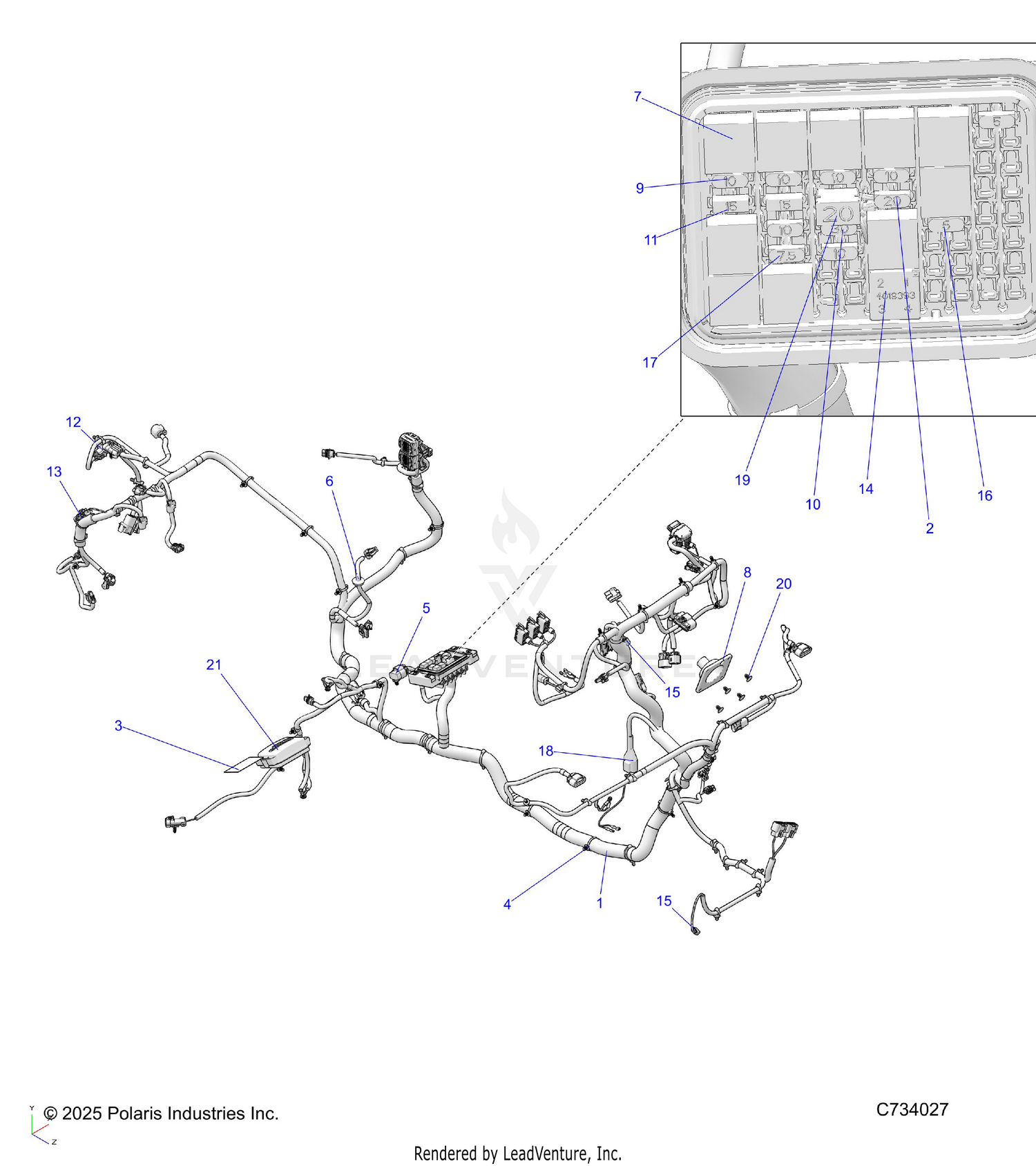 ELECTRICAL, WIRE HARNESS - R26RRE99CN/C9/EN/E9 (C734027)