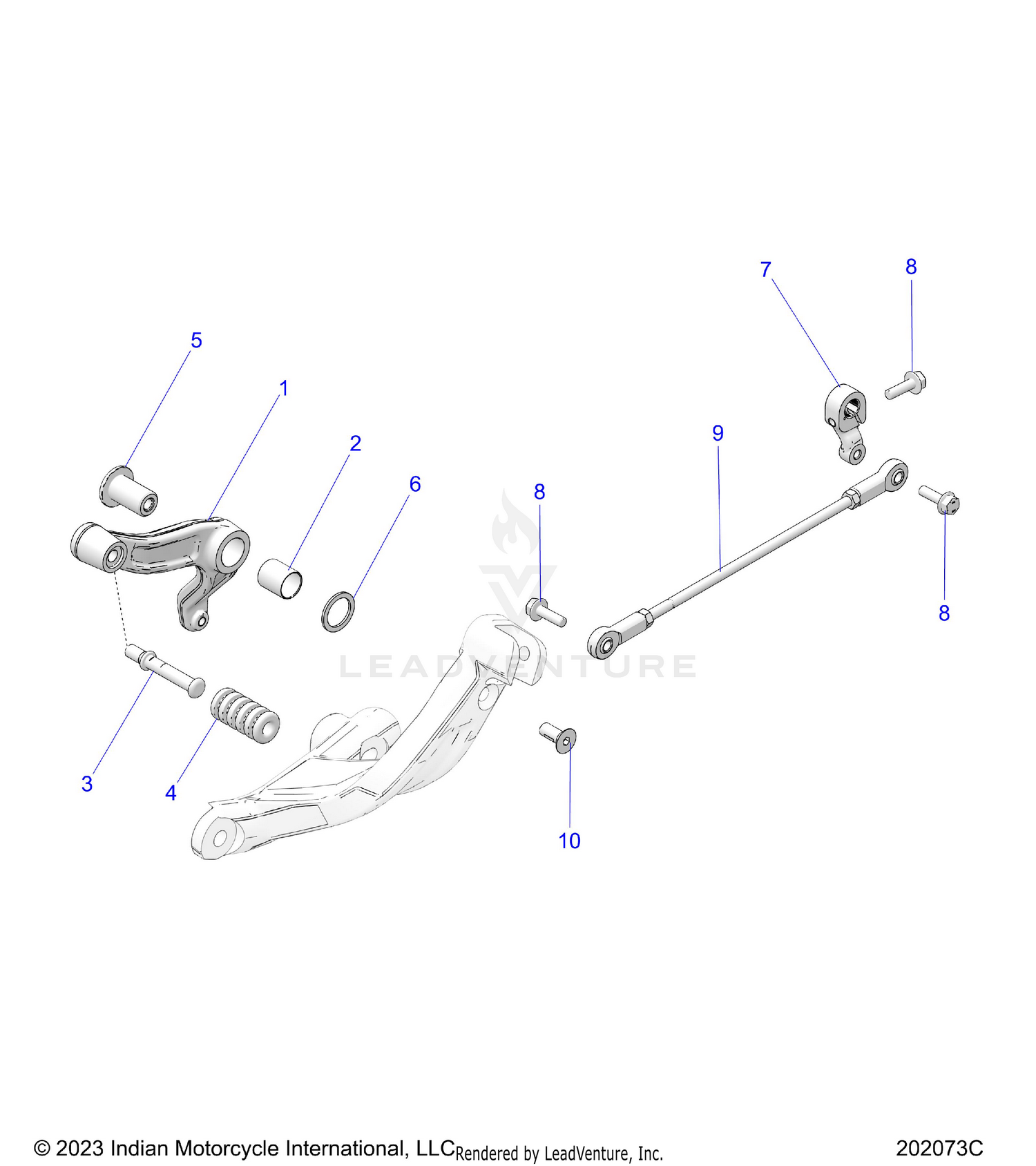 DRIVE TRAIN, SHIFT PEDAL and LINKAGE - N26SSB61/SSC61 (202073C)