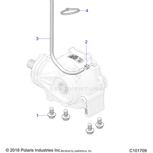 Drive Train, Gearcase Mounting, Front - A20sxz85af/ap/caf/cap (c101709) Schematic