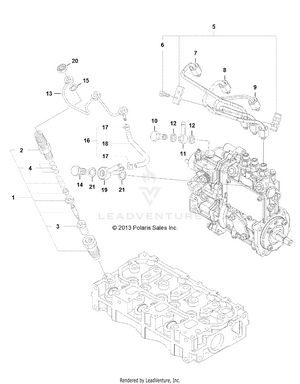 Engine, Fuel Injection Valve - R141d9jda/2d9jda (49brutusvalve13) Schematic
