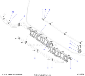 Engine, Cooling Mounting - Z25x4e92a4/b4 (c750300) Schematic