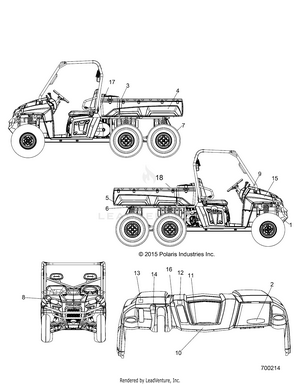 Body, Decals - R16raa76aa/aj (700214) Schematic