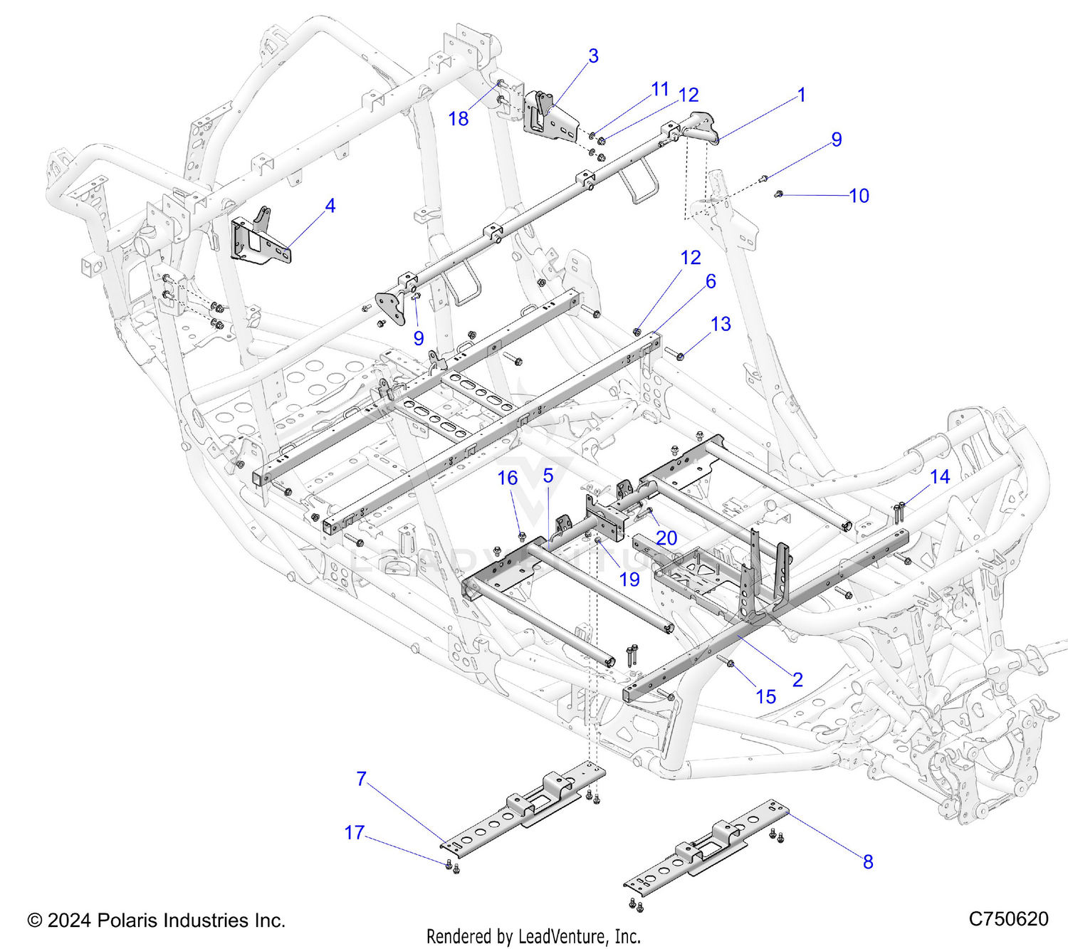 CHASSIS, MOUNTING AND BRACKETS - Z26X4E92A4/B4/A6/B6 (C750620)